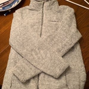 Eddie Bauer Full Zip Fuzzy Jacket